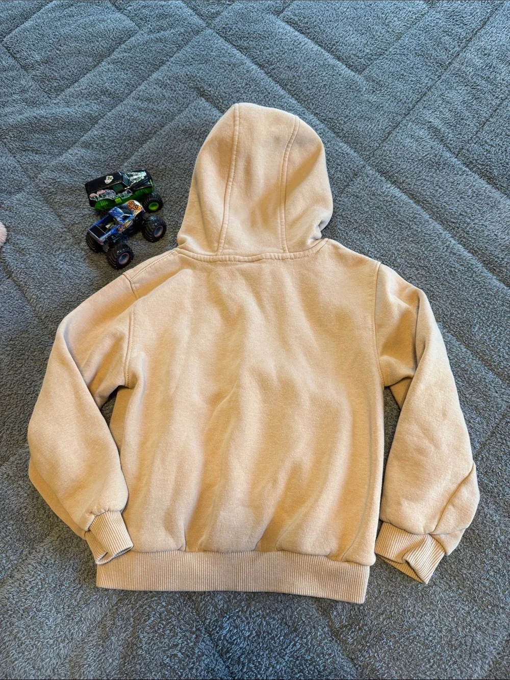 Nike Kids Tan Hoodie NIKE Logo